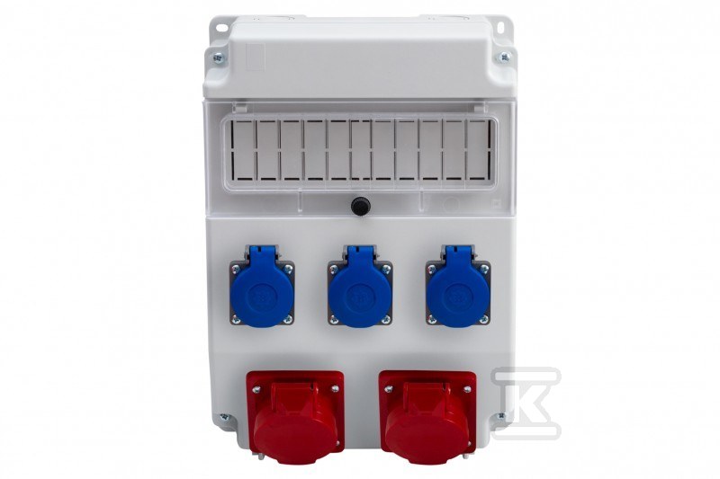Rozdzielnica CAJA 11M - gniazda 2x32A - F3.0402